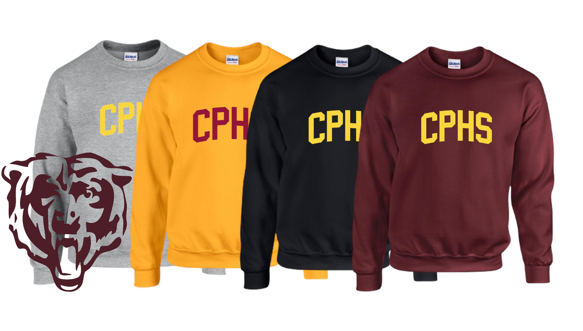 Carleton Place High School CPHS Crewneck Sweater – Level 1 Custom Gear