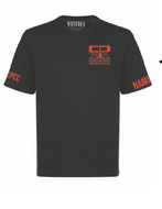 CPCC Black TShirt with Red Printed Left Chest Logo