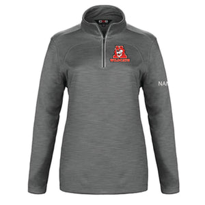 ARKLAN Quarter Zip with Optional STAFF under logo