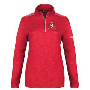 ARKLAN Quarter Zip with Optional STAFF under logo