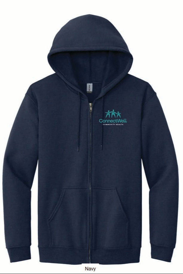 ConnectWell Full Zip Up Hoodie