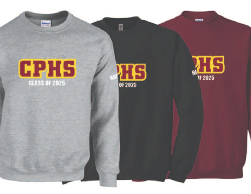 CPHS CLASS OF 2025 CREW NECK SWEATER