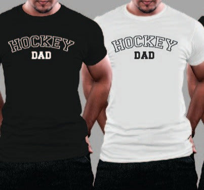 HOCKEY DAD College Style Tshirt