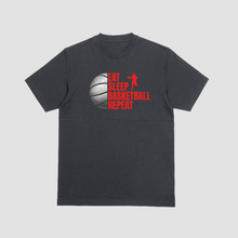 Eat Sleep Basketball Repeat tshirt