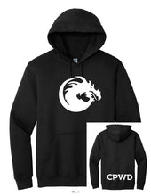 CPWD Hoodie Large Logo and words on back