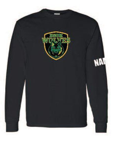 Holy Name of Mary Wolves Logo Long Sleeve Tshirt