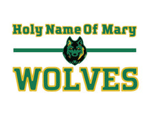 Holy Name of Mary Wolves Stacked  Logo Long Sleeve Tshirt