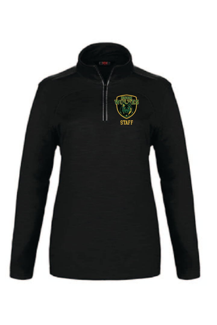 HNOM Quarter Zip with Optional STAFF under logo – Level ONE Industries Inc