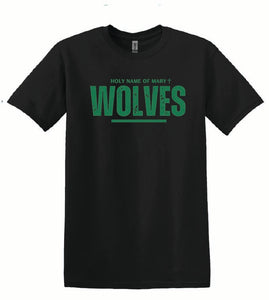 **NEW** Holy Name of Mary Distressed Logo T shirt