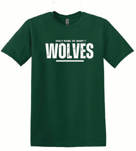 **NEW** Holy Name of Mary Distressed Logo T shirt