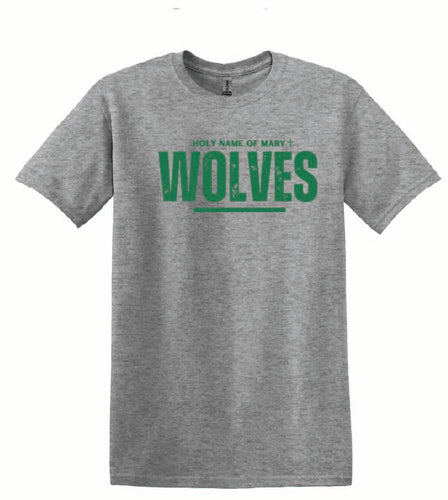 **NEW** Holy Name of Mary Distressed Logo T shirt