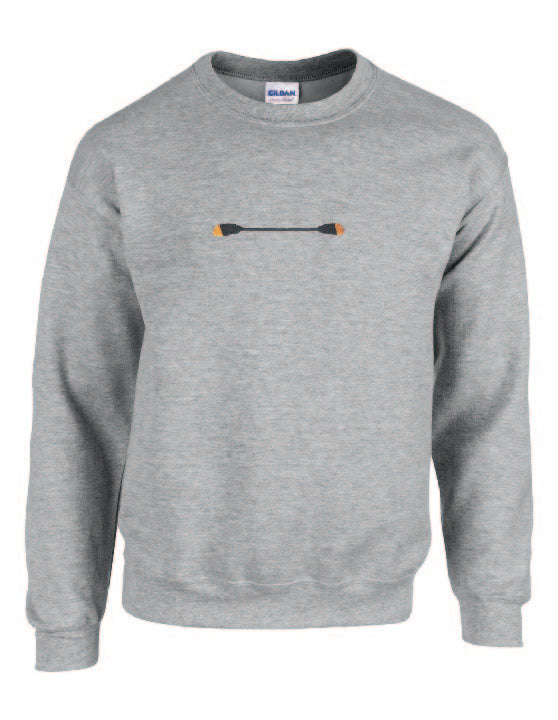 Embroidered KAYAK Paddle Crew Neck Sweater