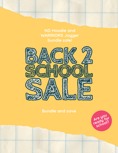 ND Back to School Bundle 2025 Hoodie and Joggers