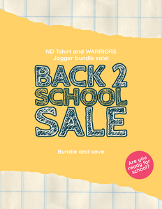 ND Back to School Bundle 2025 Tshirt and Joggers