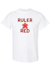 Tabletop Bellhop Ruler of Red Tshirt