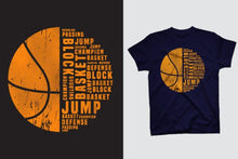 Basketball Graphic Word tshirt