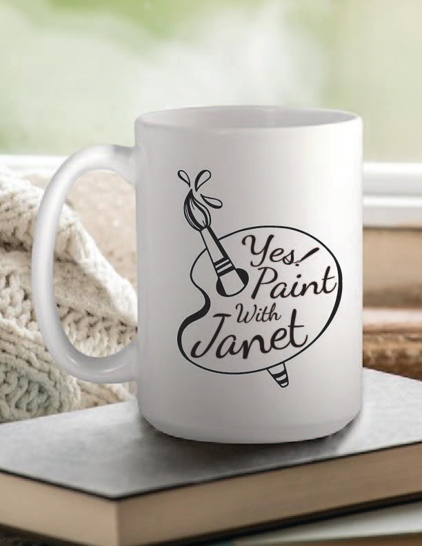 Paint with Janet Coffee Mug Winter 2023