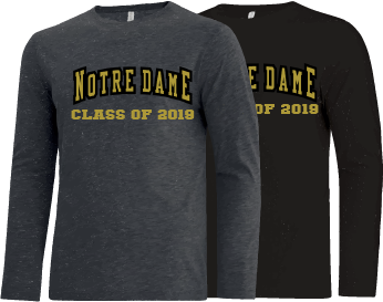 NOTRE DAME CLASS OF 2019 Long Sleeved T-Shirt