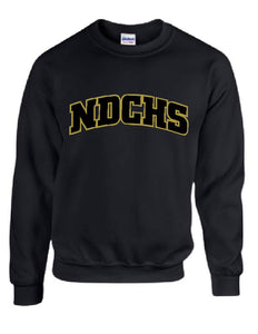 NDCHS Embroidered Crew Neck Sweater