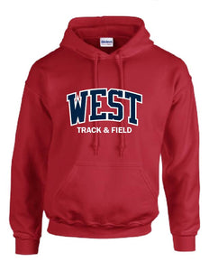 WEST Track & Field GILDAN Hoodie 2023