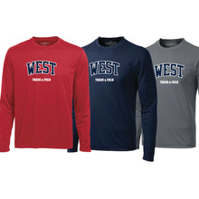 West Track & Field Long Sleeve Wicking Tshirt