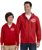 GCC Logo Zip Up Hoodies