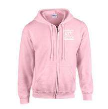 Light pink Mississippi MUDDS Zip up embroidered hoodie