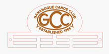 Gananoque Canoe Club Medal Hanger